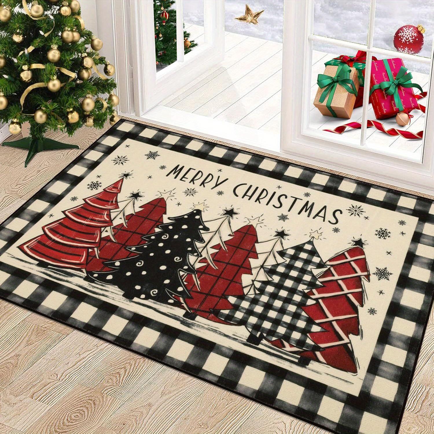 Vintage Truck Christmas Tree Rug, Most Wonderful Time Red Green Design,Cozy Holiday Doormat for Entryway,Festive Home Decor 50x80cm
Vintage Truck Christmas Tree Rug, Most Wonderful Time Red Green Design,Cozy Holiday Doormat for Entryway,Festive Home Decor 50x80cm