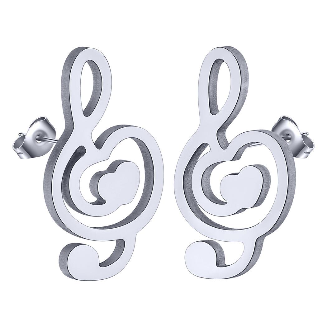 Heart Shaped Earrings For Woman Fashion Geometry Zircon Music Symbols Gold Plated Stainless Steel Lover Singer Graduation Gift
Heart Shaped Earrings For Woman Fashion Geometry Zircon Music Symbols Gold Plated Stainless Steel Lover Singer Graduation Gift