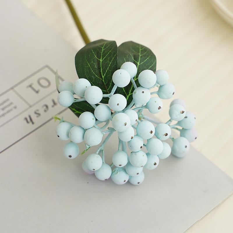 Foam Berry Fruit Bunch Branch Artificial Flower Mini Plants Christmas Decorative Accessory for Wedding Flower Arrangements Gift 5pcs (no vase)
Foam Berry Fruit Bunch Branch Artificial Flower Mini Plants Christmas Decorative Accessory for Wedding Flower Arrangements Gift 5pcs (no vase)