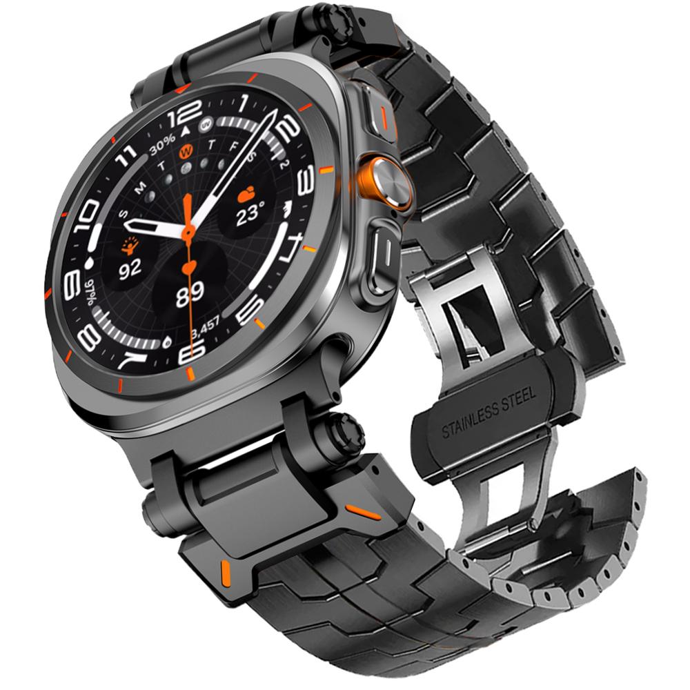 Business Stainless Steel Bracelet for Samsung Galaxy Watch Ultra 47mm Luxury Men Band for GALAXY WATCH 47MM ultra 7 No Gap Strap Galaxy Ultra 47mm чорний
Business Stainless Steel Bracelet for Samsung Galaxy Watch Ultra 47mm Luxury Men Band for GALAXY WATCH 47MM ultra 7 No Gap Strap Galaxy Ultra 47mm чорний