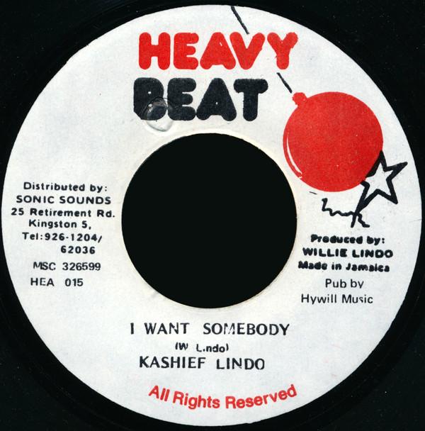 7inch Record KASHIEF LINDO - I Want Somebody HEA015 Heavy Beat Jamaica Reggae, Ska & Dub Used
7inch Record KASHIEF LINDO - I Want Somebody HEA015 Heavy Beat Jamaica Reggae, Ska & Dub Used