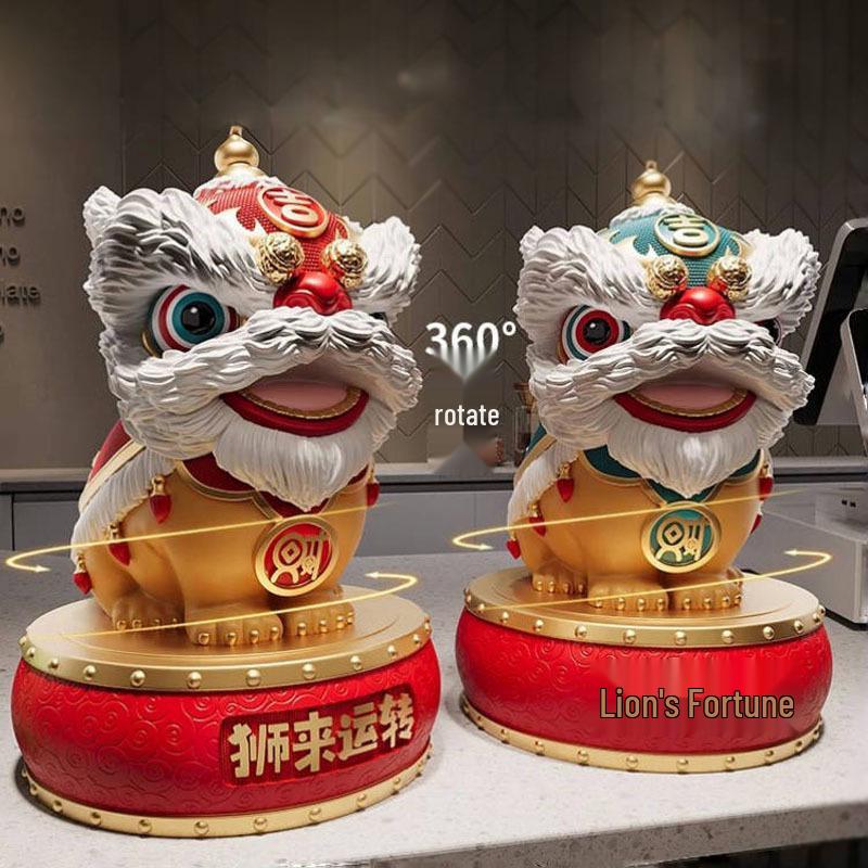 Lion Dance Ornaments Pair - Chinese New Year Decorations for Home, Office, or Gifts
Lion Dance Ornaments Pair - Chinese New Year Decorations for Home, Office, or Gifts