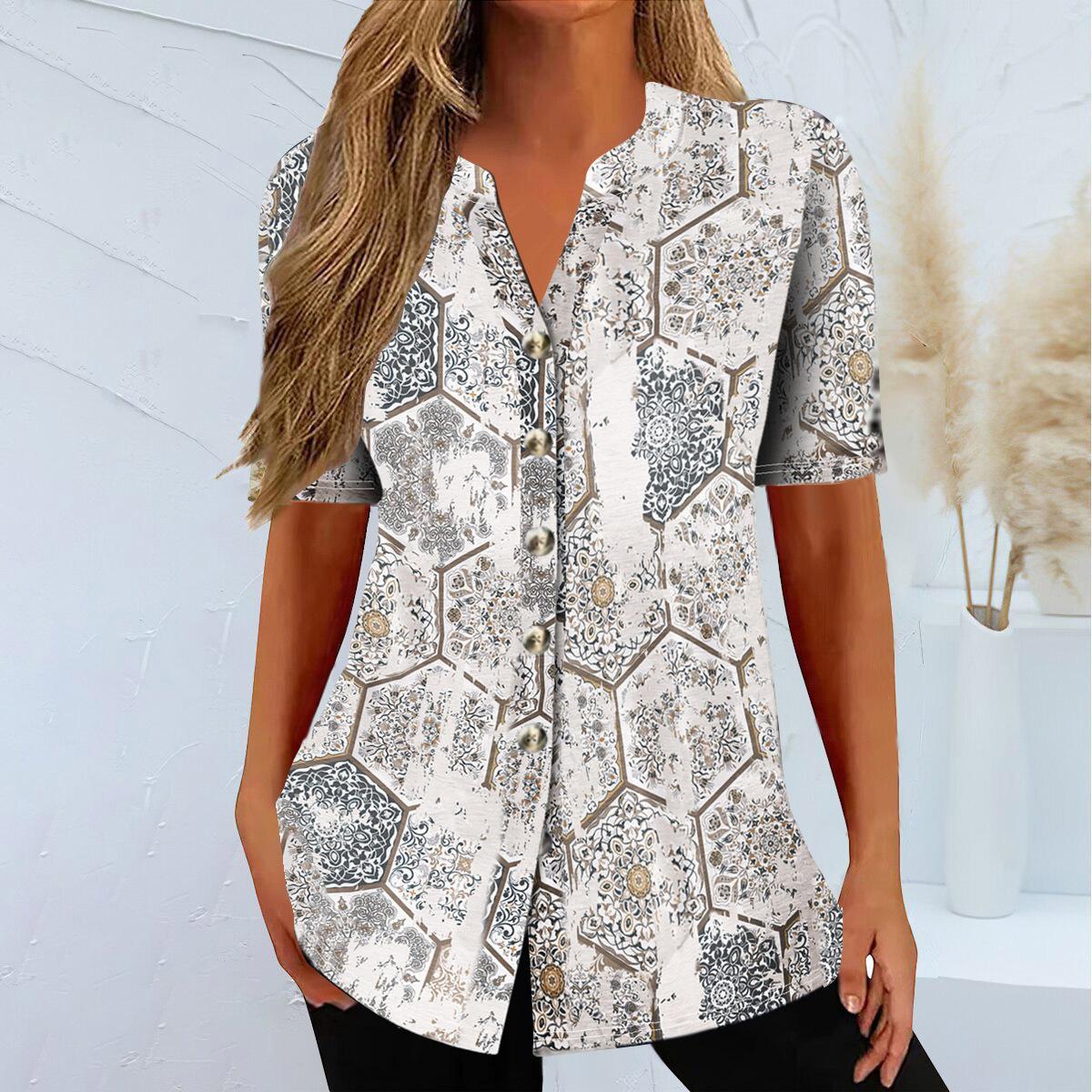 QICED Весна Лето Женский Кардиган Этнический Принт Футболка С Короткими Рукавами Женщина XXXXXL
QICED Весна Лето Женский Кардиган Этнический Принт Футболка С Короткими Рукавами Женщина XXXXXL