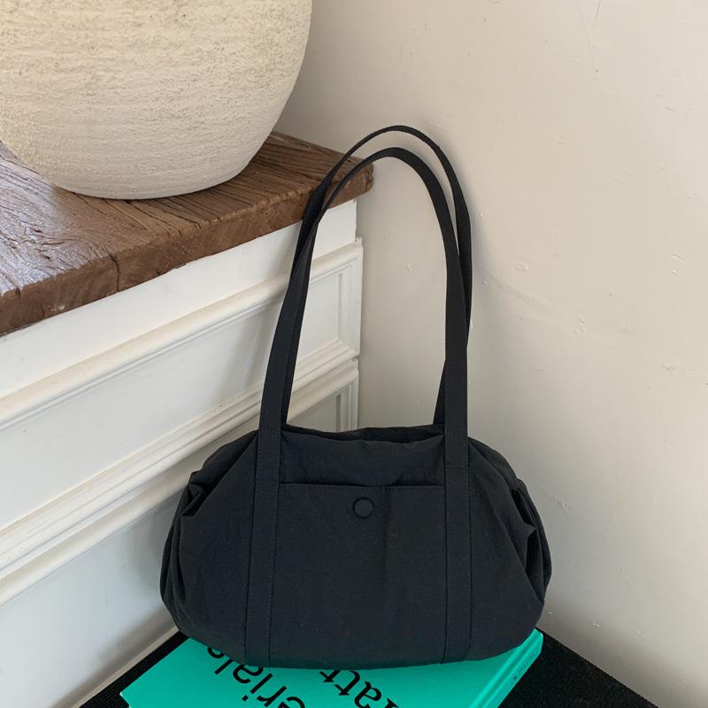 Large Capacity Lightweight Nyl Top Handle Bag Korean Ins Style Pure Color Simple Bags for Travel Commute Tote Travel Gym Bag чёрный
Large Capacity Lightweight Nyl Top Handle Bag Korean Ins Style Pure Color Simple Bags for Travel Commute Tote Travel Gym Bag чёрный