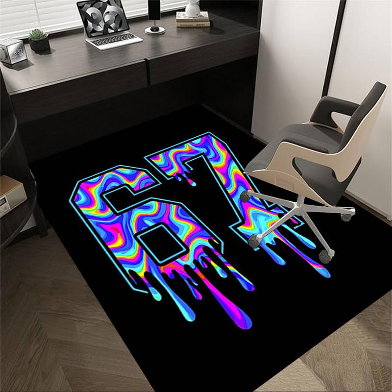 1PC Psychedelic 67 Anti-slip carpet, suitable for Office, bedroomand playrooms. It can also be used as a sofa footrest cover-W39 60cm by 90cm
1PC Psychedelic 67 Anti-slip carpet, suitable for Office, bedroomand playrooms. It can also be used as a sofa footrest cover-W39 60cm by 90cm