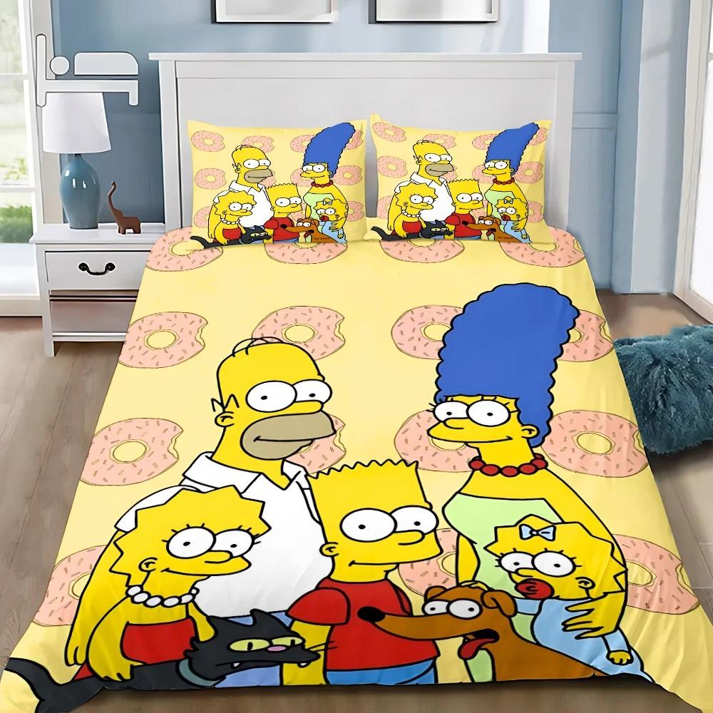 Duvet Cover Pillowcase Bedding Set Cartoon S-Simpsonss Adult Boy Girl Bedroom Decoration Children Gift Single Double Large Size 240x220cm
Duvet Cover Pillowcase Bedding Set Cartoon S-Simpsonss Adult Boy Girl Bedroom Decoration Children Gift Single Double Large Size 240x220cm