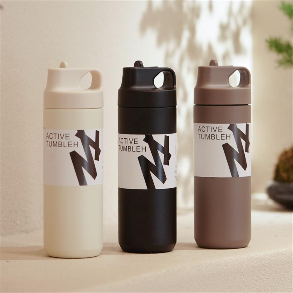 550ML Tumbler Thermo Bottle Large Capacity With Straw Stainless Steel Thermal Water Bottle Cold and Hot Thermo Cup Vacuum Flask 550ml чёрный 
550ML Tumbler Thermo Bottle Large Capacity With Straw Stainless Steel Thermal Water Bottle Cold and Hot Thermo Cup Vacuum Flask 550ml чёрный