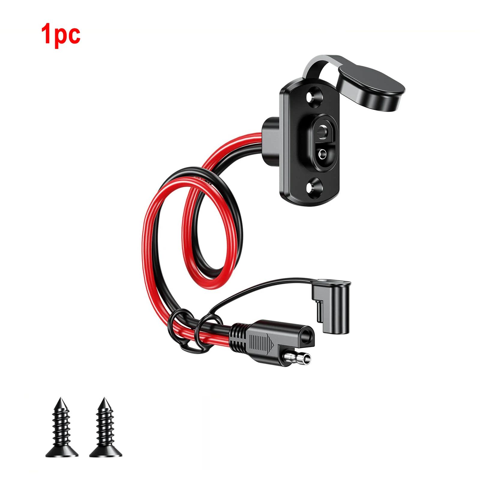 SAE Quick Connector Harness 18AWG Waterproof SAE Extension Cable 50CM Sidewall Port Adapter Male Plug To Female Socket Cable
SAE Quick Connector Harness 18AWG Waterproof SAE Extension Cable 50CM Sidewall Port Adapter Male Plug To Female Socket Cable