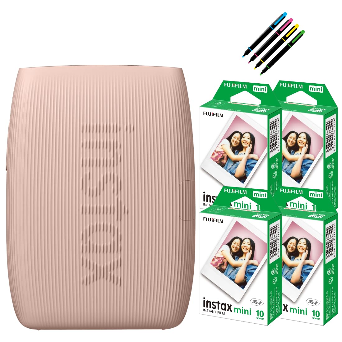 Fujifilm Instax Smartphone Printer instax mini Link3 Rose Pink 40 Films Deco Pen of & & (Set 6)
Fujifilm Instax Smartphone Printer instax mini Link3 Rose Pink 40 Films Deco Pen of & & (Set 6)