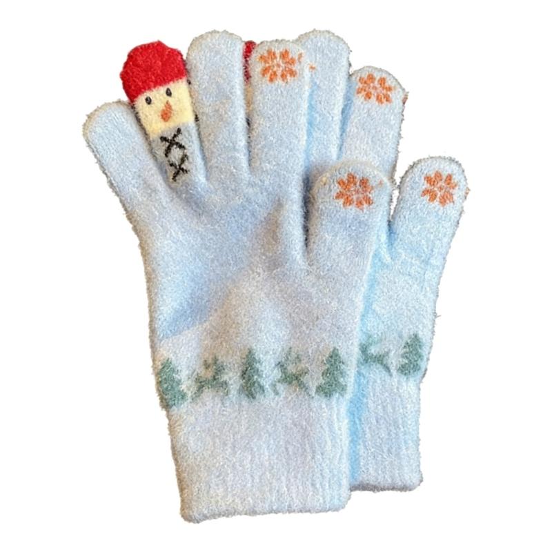 Contemporary Knit Gloves With Cute Snowman Pattern Fleece Interior For Easy Phone Use Comfortable In Cold Weather синій
Contemporary Knit Gloves With Cute Snowman Pattern Fleece Interior For Easy Phone Use Comfortable In Cold Weather синій