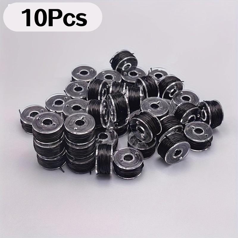 10/30Pcs Black White Sewing Machine Bobbins Spool Plastic Sewing Bobbins with Thread Singer Brother Sewing Machine Sewing Tools
10/30Pcs Black White Sewing Machine Bobbins Spool Plastic Sewing Bobbins with Thread Singer Brother Sewing Machine Sewing Tools