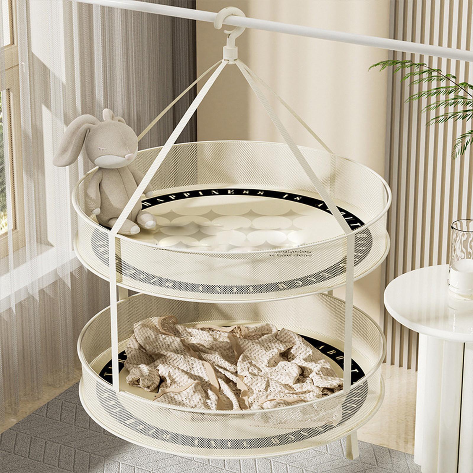 Foldable Drying Rack Mesh Clothes Hanger for Sweater Socks Laundry one size бежевий
Foldable Drying Rack Mesh Clothes Hanger for Sweater Socks Laundry one size бежевий