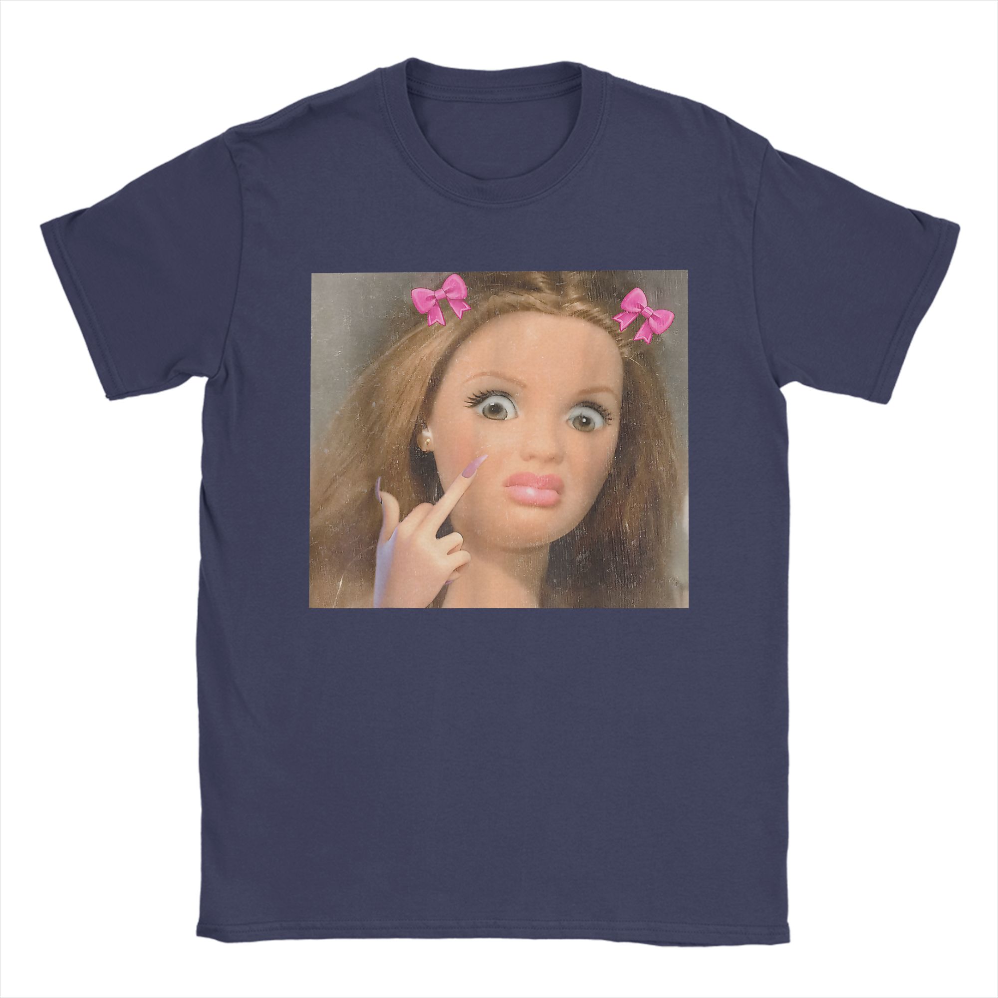 Summer Disgusting Doll Face Meme Novelty T Shirts Cotton Tshirt for Unisex Women Y2K Basic Pattern Short Sleeve Top Tee 4XL
Summer Disgusting Doll Face Meme Novelty T Shirts Cotton Tshirt for Unisex Women Y2K Basic Pattern Short Sleeve Top Tee 4XL