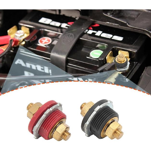 3/8in Remote Battery Terminal Feed Thru, Feeds Thru Panel Batteries Terminals Connectors Stud 250A Positive Negative Junction Post Replacement for
3/8in Remote Battery Terminal Feed Thru, Feeds Thru Panel Batteries Terminals Connectors Stud 250A Positive Negative Junction Post Replacement for