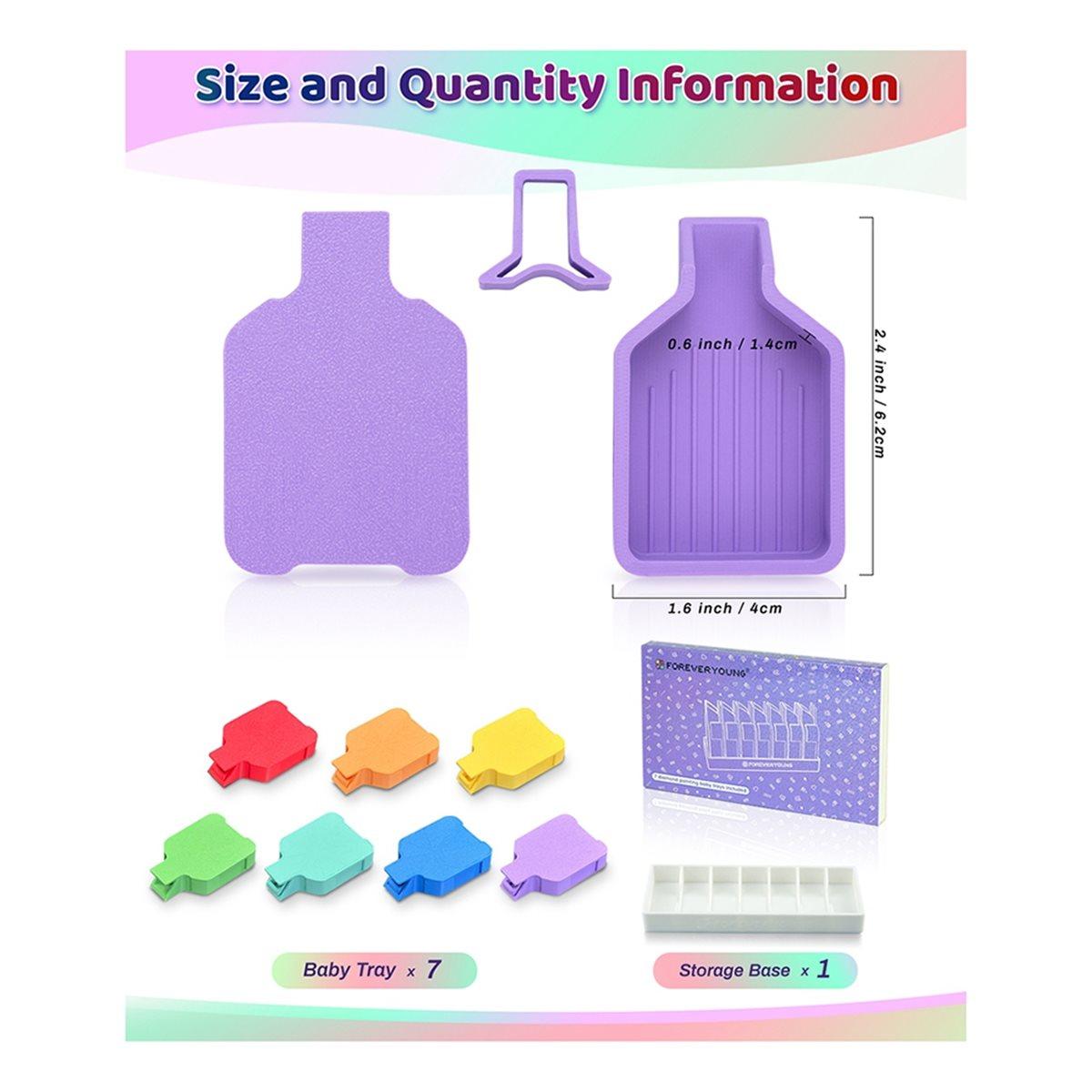 7PCS Mini Rainbow Painting Baby Trays with Decorative Storage Base China Mainland
7PCS Mini Rainbow Painting Baby Trays with Decorative Storage Base China Mainland
