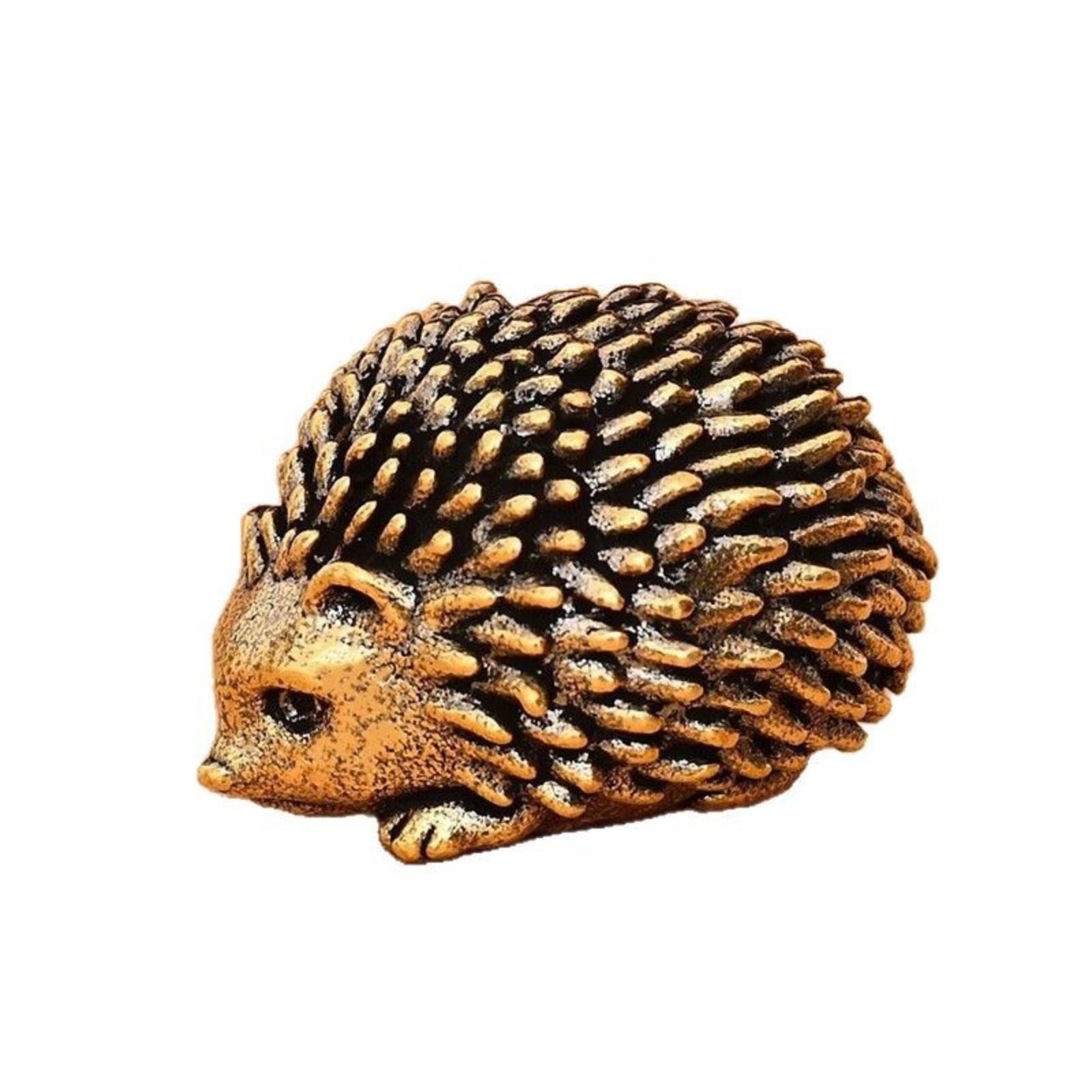 Brass Miniature Hedgehog Figurine Handheld Tea Pet Desktop Antique- Sculpture Small Animal Craft Ornament One Size жовтий
Brass Miniature Hedgehog Figurine Handheld Tea Pet Desktop Antique- Sculpture Small Animal Craft Ornament One Size жовтий