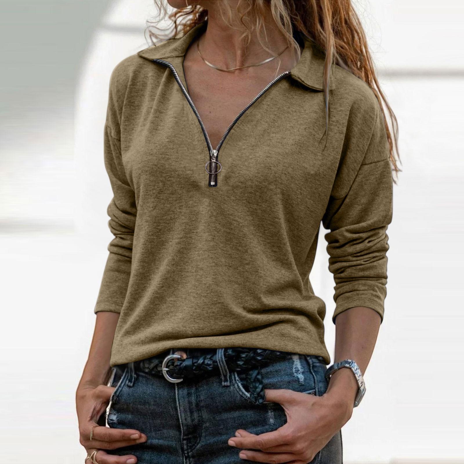 Women s Long Sleeve Shirts Fall Dressy Casual Tops Trendy Blouses Cute T-Shirts Outfits Clothes S хакі
Women s Long Sleeve Shirts Fall Dressy Casual Tops Trendy Blouses Cute T-Shirts Outfits Clothes S хакі