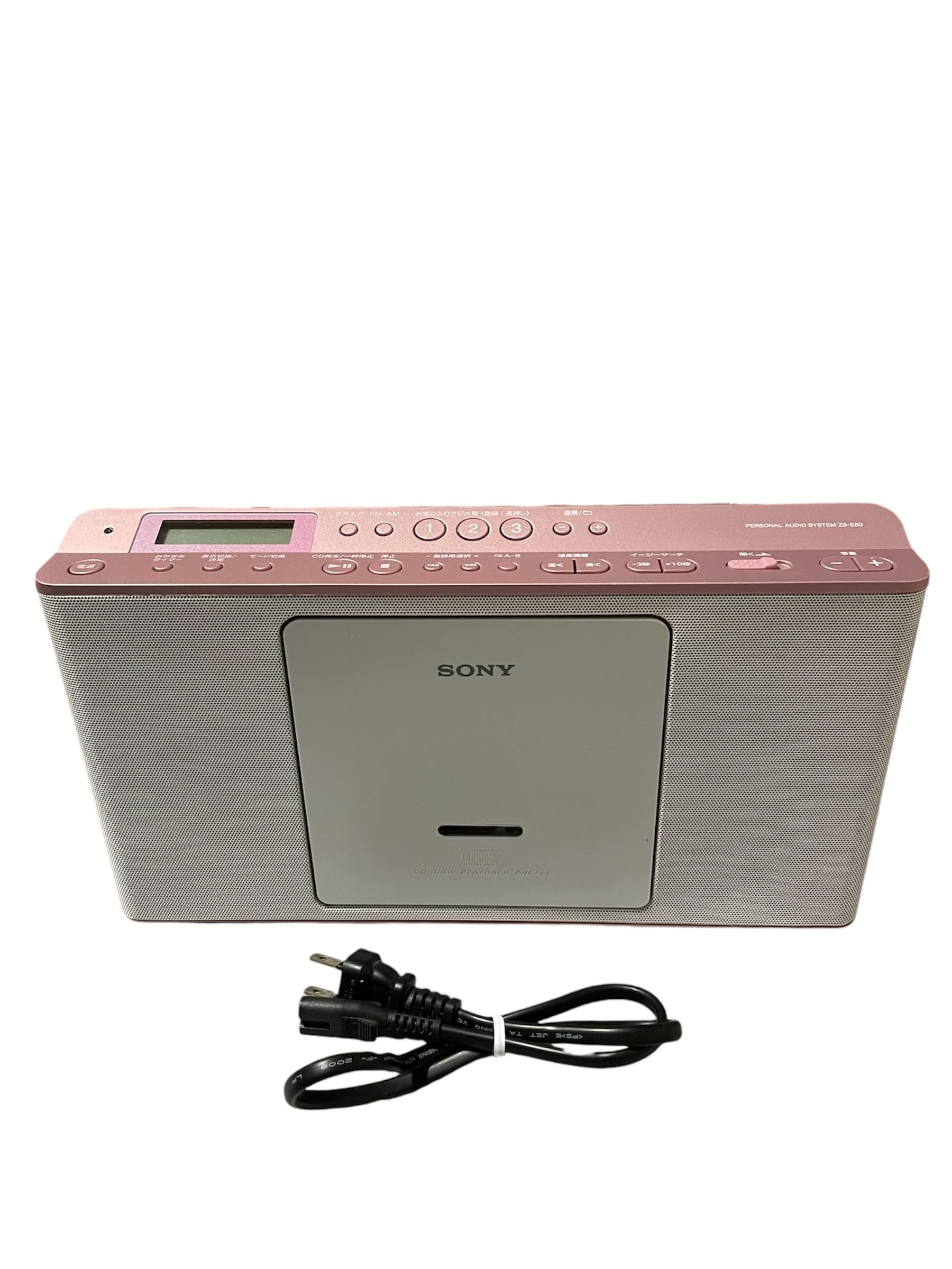 Sony CD Radio FM language learning function pink P ZS-E80 FM/AM/Wide compatible, included, ZS-E80 рожевий
Sony CD Radio FM language learning function pink P ZS-E80 FM/AM/Wide compatible, included, ZS-E80 рожевий