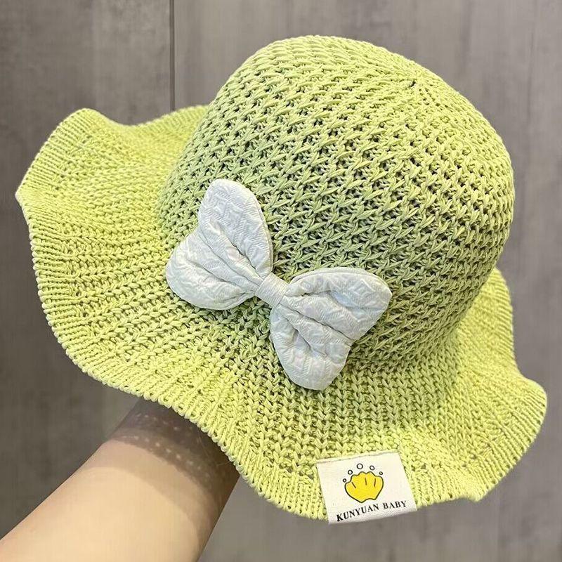 Baby Straw Hat Sweet Cute Summer Big Bowknot Wide Brim Breathable Sunshade Cap For Girls Children Outdoor Travel Beach Hats 3-8Y One Size зелений
Baby Straw Hat Sweet Cute Summer Big Bowknot Wide Brim Breathable Sunshade Cap For Girls Children Outdoor Travel Beach Hats 3-8Y One Size зелений