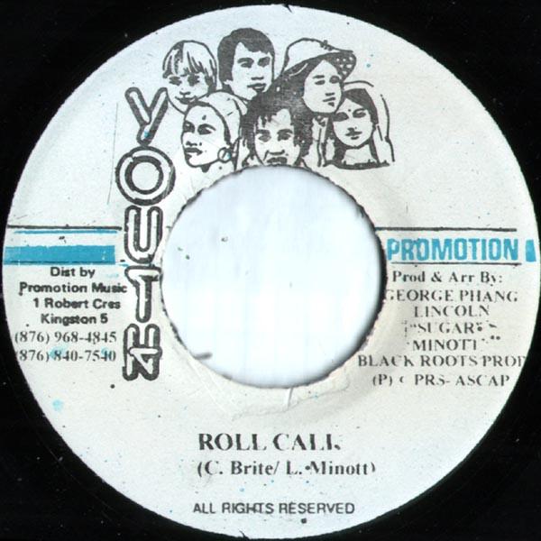 7inch Record TENOR SAW / SUGAR MINOTT - Roll Call / Nah Follow No Fashion YP114 Youth Promotion Jamaica Reggae, Ska & Dub Used
7inch Record TENOR SAW / SUGAR MINOTT - Roll Call / Nah Follow No Fashion YP114 Youth Promotion Jamaica Reggae, Ska & Dub Used