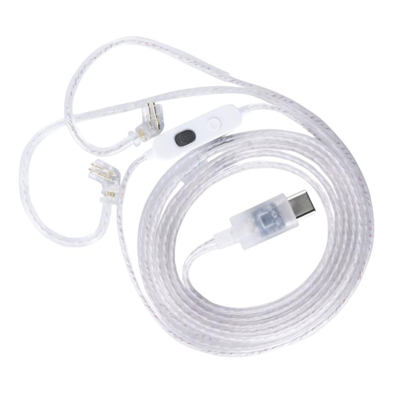 Type C Silver-plated Pin HIFI Wire Earphone Cable Reversible Connection and Featuring inside Headphone line 1
Type C Silver-plated Pin HIFI Wire Earphone Cable Reversible Connection and Featuring inside Headphone line 1