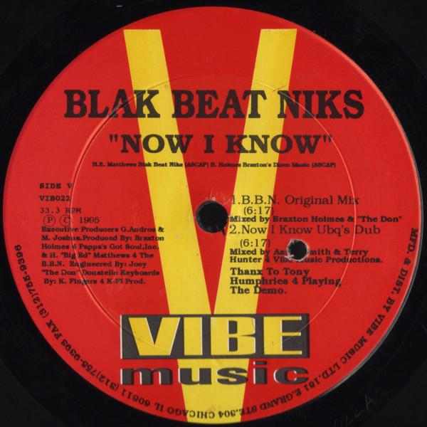12inch Record BLAK BEAT NIKS - Now I Know / He s The Man VIB022 Vibe Music 1995 US Dance & Electronica Used
12inch Record BLAK BEAT NIKS - Now I Know / He s The Man VIB022 Vibe Music 1995 US Dance & Electronica Used