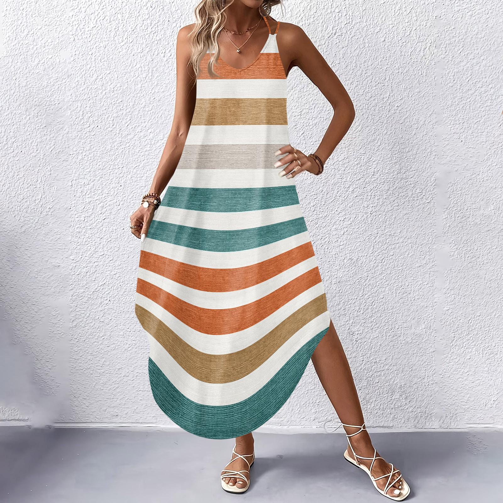 Sleeveless Striped Maxi Dress for Women Dresses Summer Dresses for Women UK Casual Ladies Dressing Gowns Plus Size Dresses for Curvy Women XL жовтий
Sleeveless Striped Maxi Dress for Women Dresses Summer Dresses for Women UK Casual Ladies Dressing Gowns Plus Size Dresses for Curvy Women XL жовтий