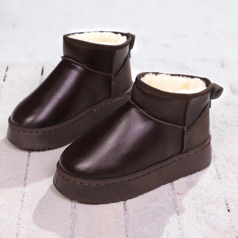 Platform Snow Winter New Round Toe Heightened Fleece Thickened Waterproof Short Cylinder Warm Cotton 36
Platform Snow Winter New Round Toe Heightened Fleece Thickened Waterproof Short Cylinder Warm Cotton 36