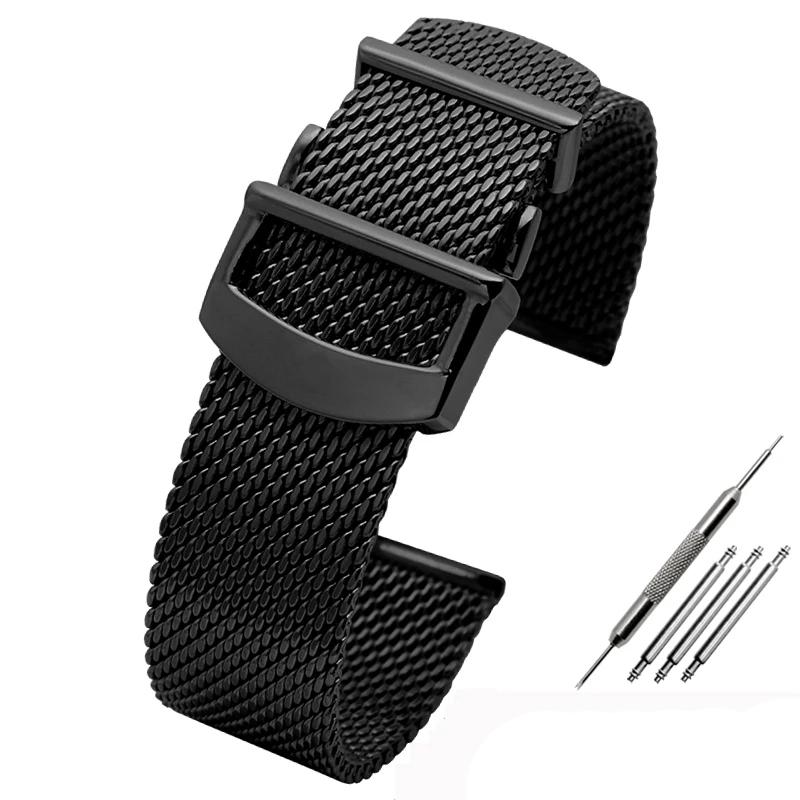 20mm 22mm Watch Chain For IWC PORTUGIESER W391012 IW356505 Series High Quality Milan Mesh Stainless Steel Watchband Strap 22mm чорний
20mm 22mm Watch Chain For IWC PORTUGIESER W391012 IW356505 Series High Quality Milan Mesh Stainless Steel Watchband Strap 22mm чорний