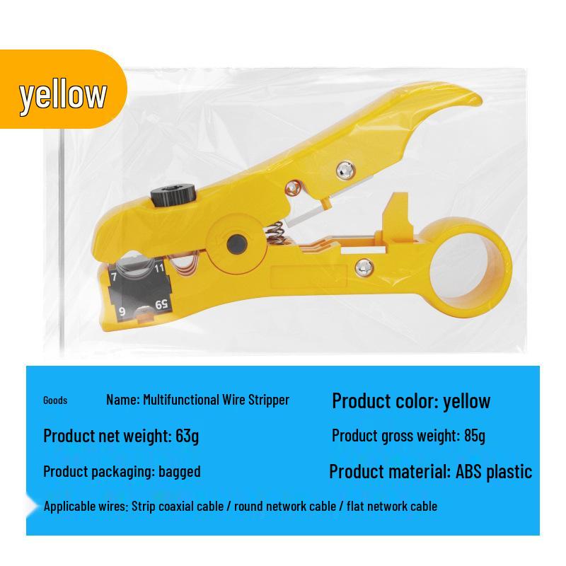 Adjustable Multi-Functional Automatic Wire and Cable Stripping Tool
Adjustable Multi-Functional Automatic Wire and Cable Stripping Tool