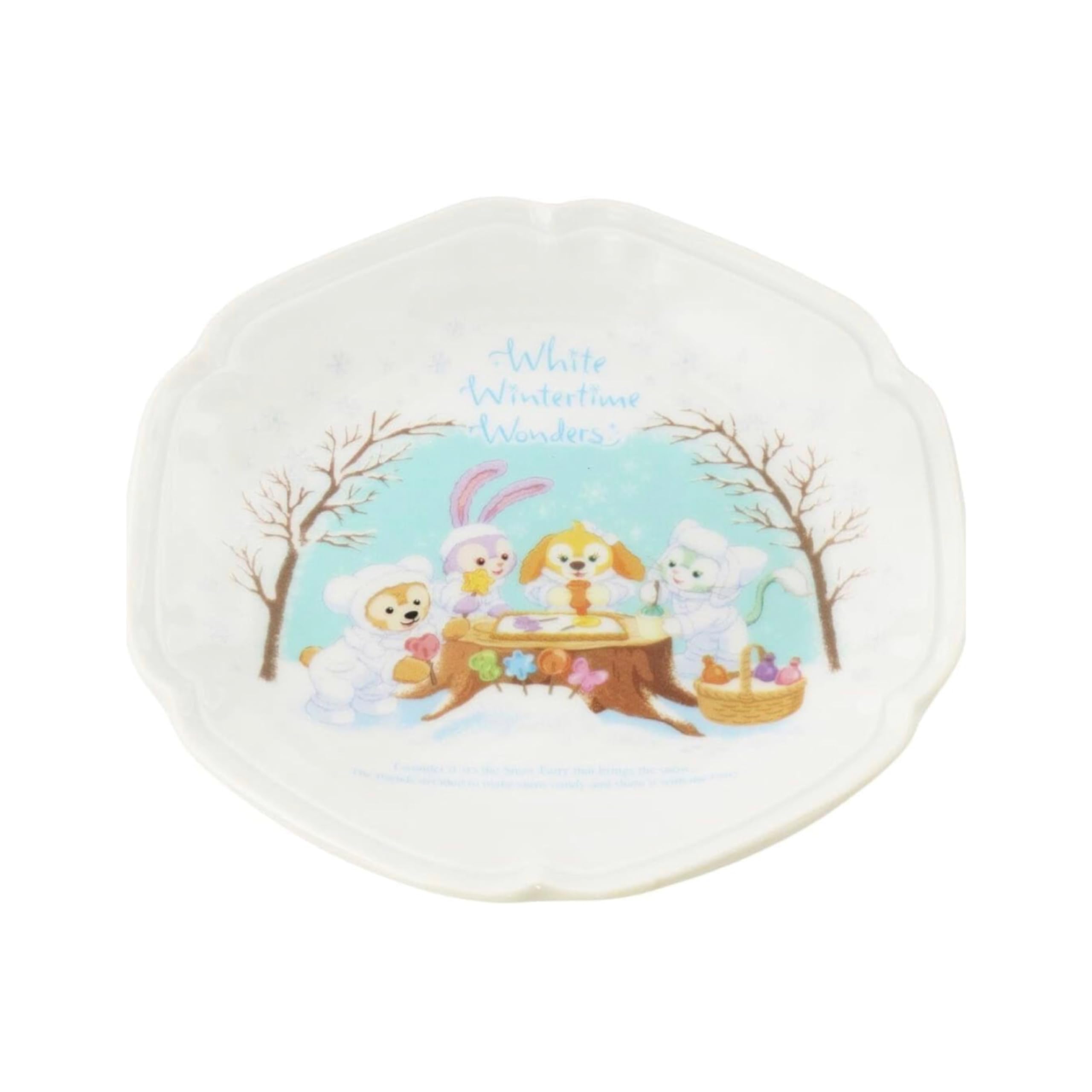 Disney Duffy & Friends Souvenir Plate, Tokyo Disney Resort Exclusive White Wintertime Wonders 2023 Winter Plate
Disney Duffy & Friends Souvenir Plate, Tokyo Disney Resort Exclusive White Wintertime Wonders 2023 Winter Plate