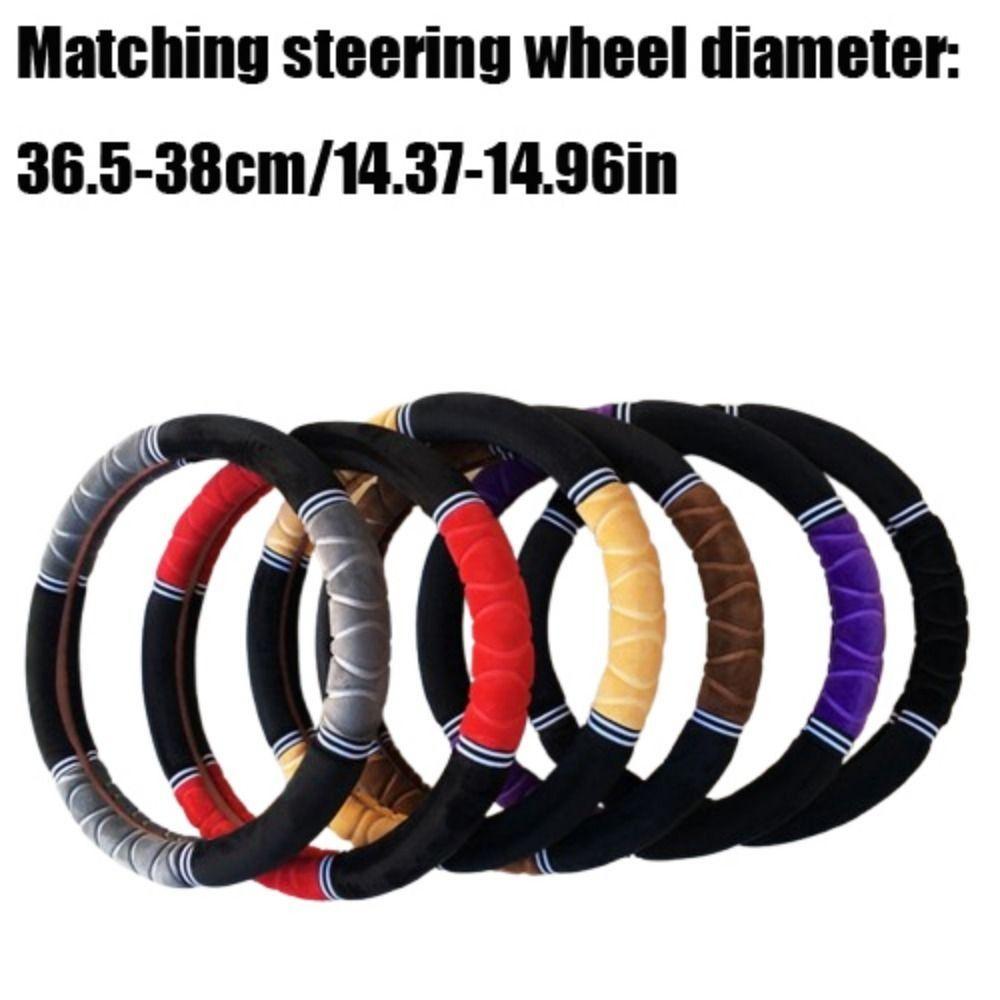 Non-slip Car Steering Wheel Cover Warm Universal Teering Wheel Cover Autumn Winter Style 10
Non-slip Car Steering Wheel Cover Warm Universal Teering Wheel Cover Autumn Winter Style 10