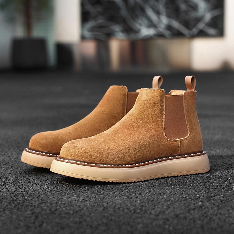 Ботинки челси мужские 2025 осень и зима новые средние британские короткие ботинки из матовой коровьей кожи мужские ботинки Martin 38 жёлтый
Ботинки челси мужские 2025 осень и зима новые средние британские короткие ботинки из матовой коровьей кожи мужские ботинки Martin 38 жёлтый