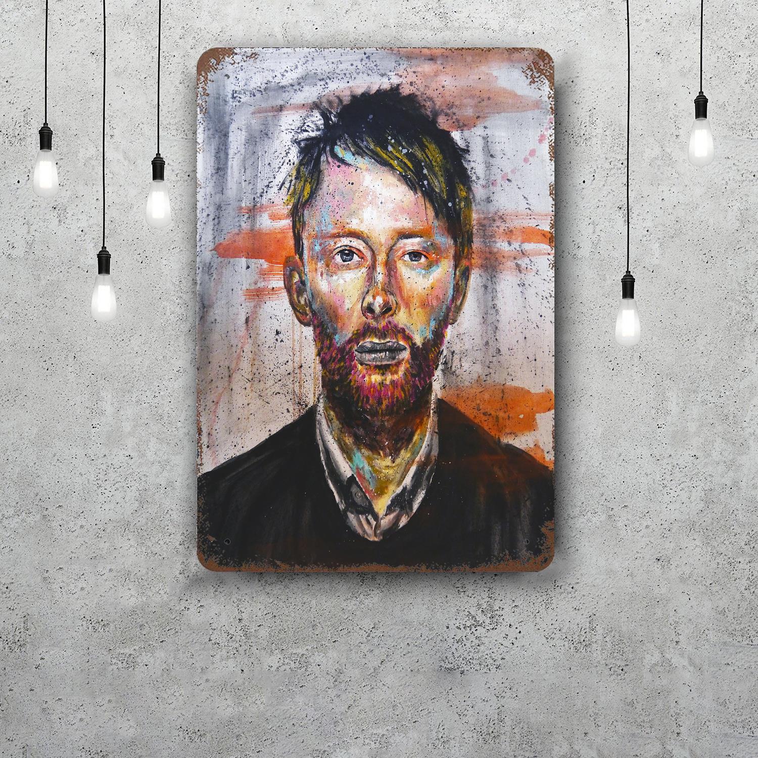 thom yorke Vintage Tin Sign Home Decor Wall Decor Art Wall Mural Room Decoration Decor Retro Metal Sign Plate Bar Posters 20x30cm(7.8x11.8inch)
thom yorke Vintage Tin Sign Home Decor Wall Decor Art Wall Mural Room Decoration Decor Retro Metal Sign Plate Bar Posters 20x30cm(7.8x11.8inch)