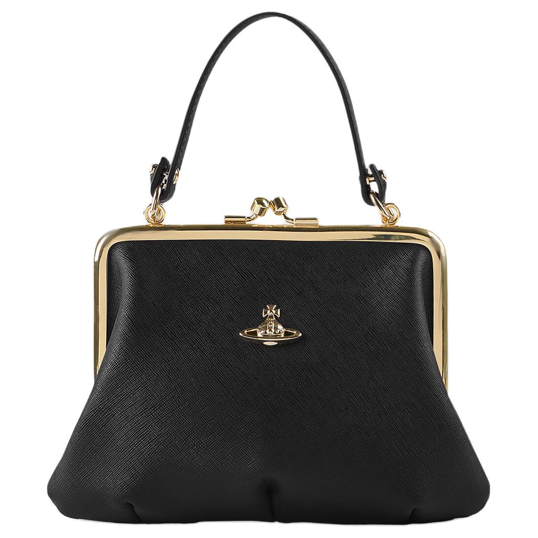 VIVIENNE WESTWOOD Granny Frame Purse Logo Round Ball Charm Vintage Crossbody Shoulder PU Handbag Women Handbags Black 4B010007W-S0021-N402 Basic Set (Bag+Dust Bag)
VIVIENNE WESTWOOD Granny Frame Purse Logo Round Ball Charm Vintage Crossbody Shoulder PU Handbag Women Handbags Black 4B010007W-S0021-N402 Basic Set (Bag+Dust Bag)