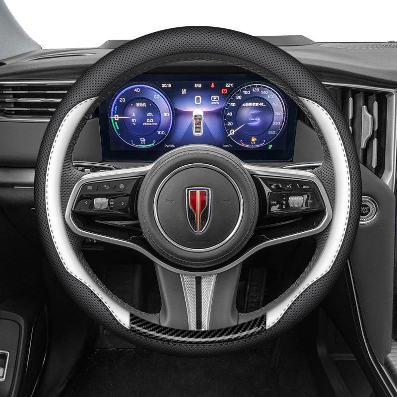 Nappa Leather Steering Wheel Cover: Fits Hongqi HS7/E-HS9/HQ9 PHEV, Ultra-Thin, Non-Slip, Sweat-Resistant. 38cm
Nappa Leather Steering Wheel Cover: Fits Hongqi HS7/E-HS9/HQ9 PHEV, Ultra-Thin, Non-Slip, Sweat-Resistant. 38cm
