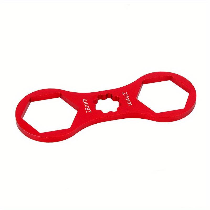 1 шт. ключ для вилки горного велосипеда, инструменты для ремонта передней вилки велосипеда Suntour XCR XCT XCM RST 8/12T 27/28 мм, инструмент для снятия передней вилки
1 шт. ключ для вилки горного велосипеда, инструменты для ремонта передней вилки велосипеда Suntour XCR XCT XCM RST 8/12T 27/28 мм, инструмент для снятия передней вилки