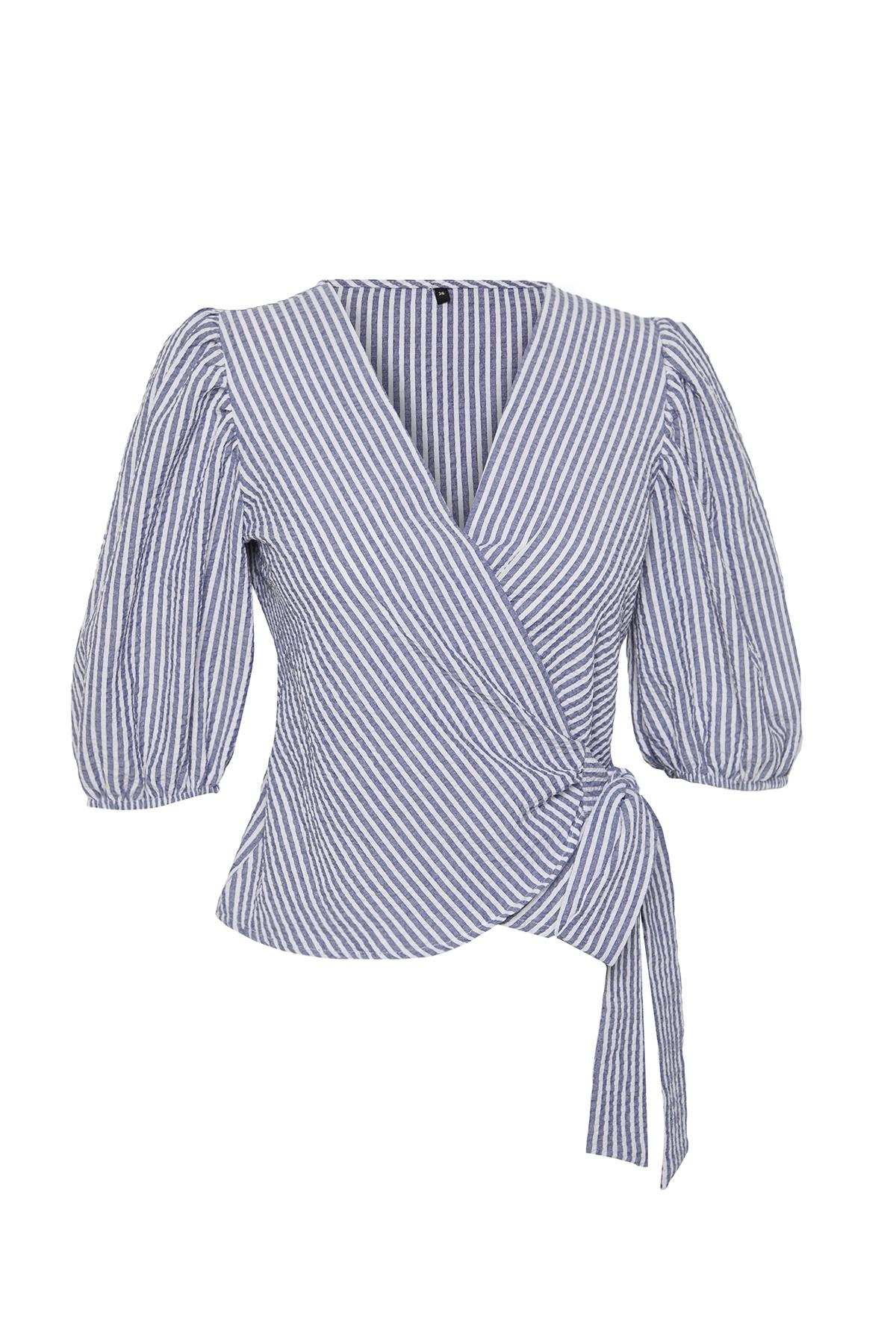 Женская модная новая блузка, темно-синяя двубортная блузка с завязками из жатого хлопка XS темно-синий
Женская модная новая блузка, темно-синяя двубортная блузка с завязками из жатого хлопка XS темно-синий