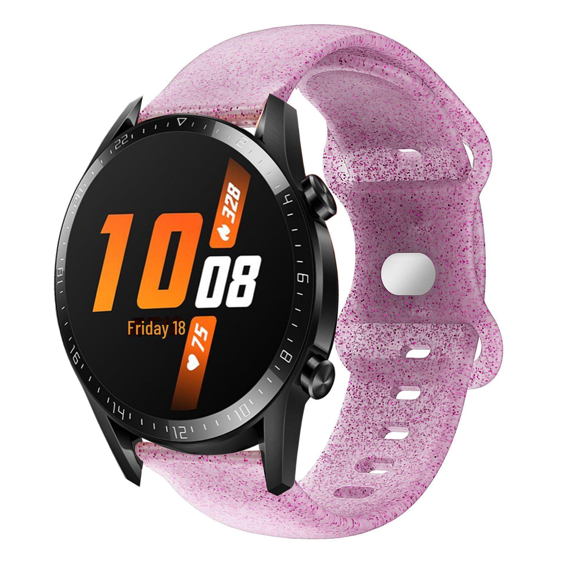 Силіконовий ремінець для Huawei GT2/GT3 Pro & Magic 20/22mm Butterfly Buckle 20mm color buckle рожевий/мерехтіння
Силіконовий ремінець для Huawei GT2/GT3 Pro & Magic 20/22mm Butterfly Buckle 20mm color buckle рожевий/мерехтіння