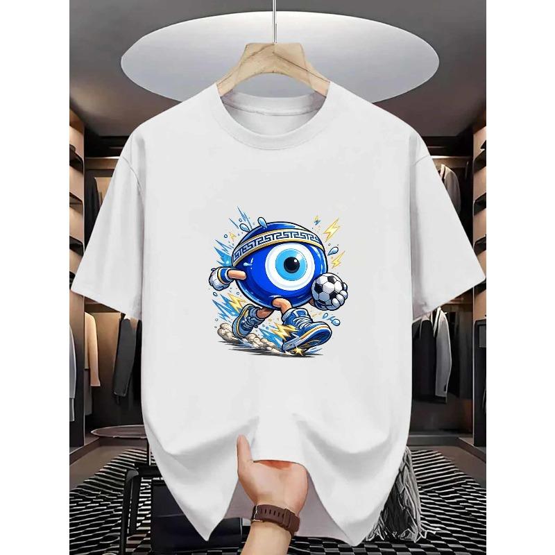 European sizes Evil Eye Football Player Men s Cotton TShirt Cartoon Soccer Ball Print Pattern Pure Cotton Premium Print Durable Casual Fashion 4XL
European sizes Evil Eye Football Player Men s Cotton TShirt Cartoon Soccer Ball Print Pattern Pure Cotton Premium Print Durable Casual Fashion 4XL