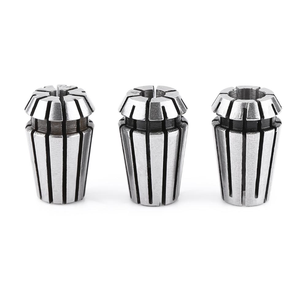 3 шт. ER11 Цанга ЧПУ Фрезерный Токарный Держатель Инструмента 1/8 дюйма (3.175mm) 4мм 6мм
3 шт. ER11 Цанга ЧПУ Фрезерный Токарный Держатель Инструмента 1/8 дюйма (3.175mm) 4мм 6мм