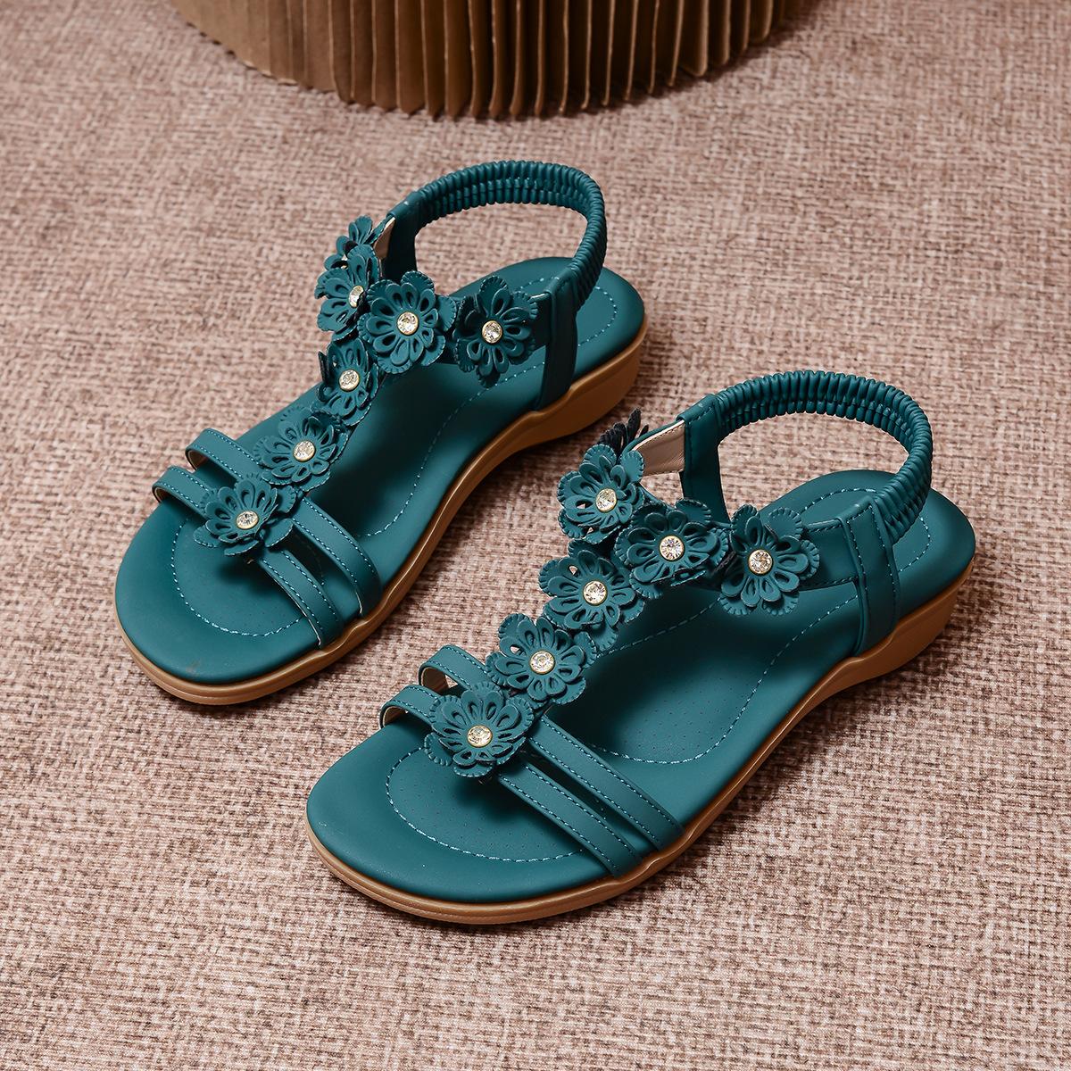 Большие размеры, новые летние женские туфли, бохо-этнический стиль, сандалии на плоской подошве, модная обувь, повседневная обувь со стразами 41 темно-зеленого
Большие размеры, новые летние женские туфли, бохо-этнический стиль, сандалии на плоской подошве, модная обувь, повседневная обувь со стразами 41 темно-зеленого