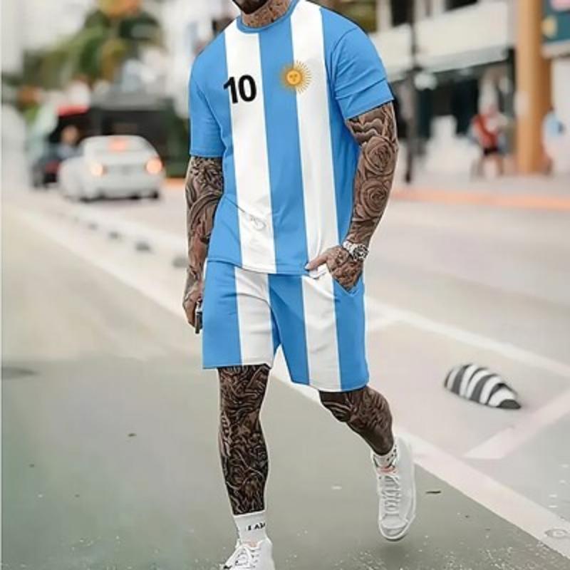 Men s Sun Vertical Stripes 2pcs Tees sets Summer Tops Short Sleeve Short Pants Crew Neck Casual Daily 3D Print Summer XL
Men s Sun Vertical Stripes 2pcs Tees sets Summer Tops Short Sleeve Short Pants Crew Neck Casual Daily 3D Print Summer XL