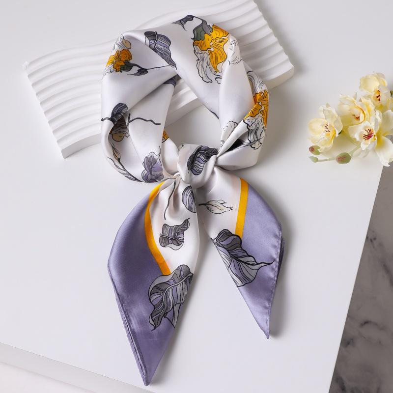 Винтажный шелковый шарф в корейском стиле 70 см: Универсальный шейный платок из искусственного шелка с винтажным принтом для женщин 70*70cm
Винтажный шелковый шарф в корейском стиле 70 см: Универсальный шейный платок из искусственного шелка с винтажным принтом для женщин 70*70cm