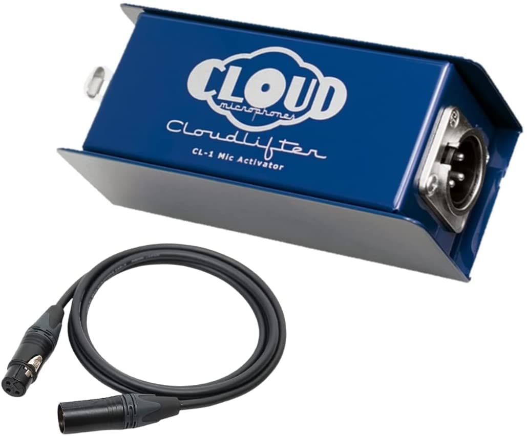 Cloud Microphones Cloudlifter CL-1 by Cloud Microphones Cloud Lifter Mic Amplifier Mic Preamp Activator Mic Booster Cloud Microphone [CL-1+XLR Cable
Cloud Microphones Cloudlifter CL-1 by Cloud Microphones Cloud Lifter Mic Amplifier Mic Preamp Activator Mic Booster Cloud Microphone [CL-1+XLR Cable