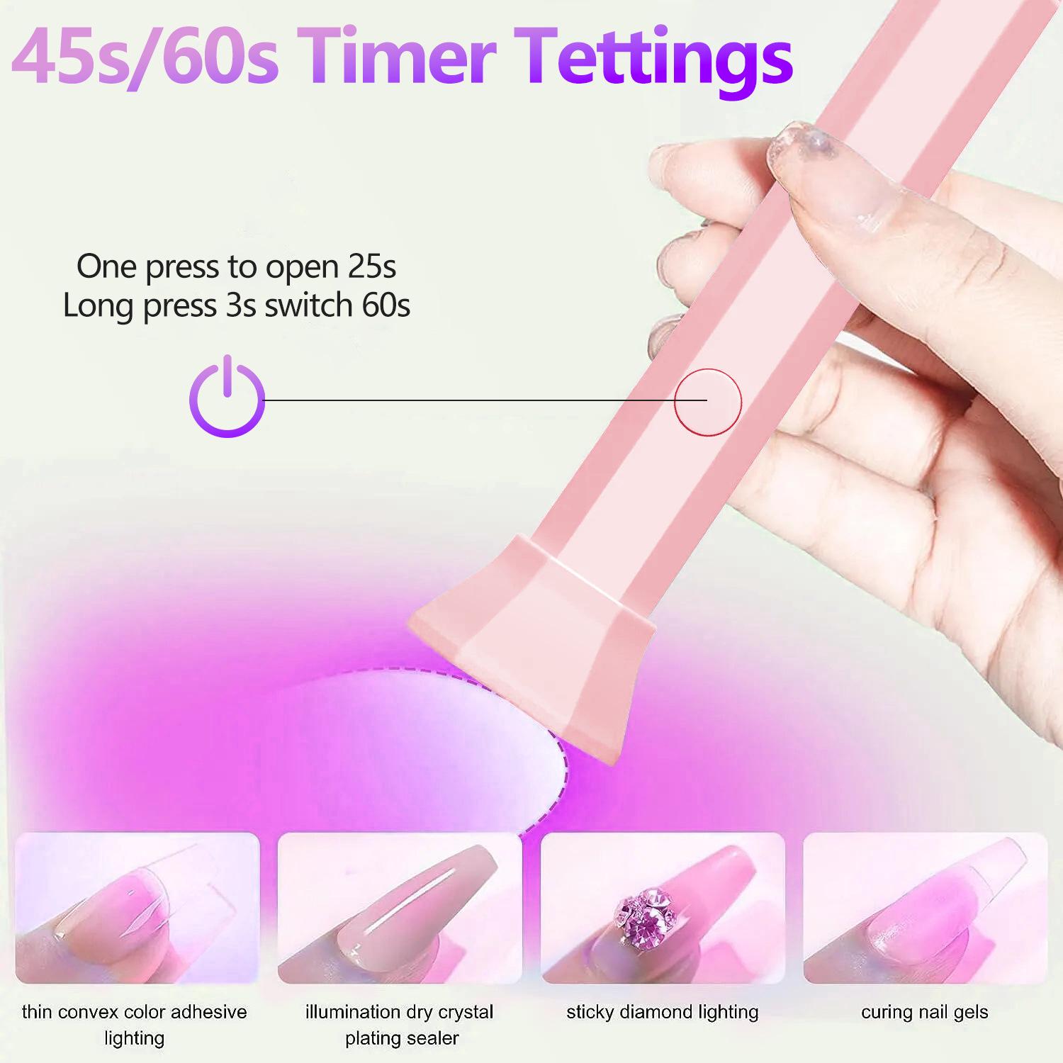 Portable Hexagonal Diamond Nail Lamp YZ04 - Cross-Border Battery-Powered LED Nail Dryer
Portable Hexagonal Diamond Nail Lamp YZ04 - Cross-Border Battery-Powered LED Nail Dryer