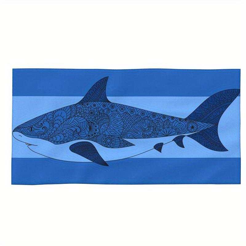 Beach Towel Gorgeous Shark Pattern Sun Protection Windproof Suitable for Swimming Pool Camping Travel Blanket W30*H60(CM)
Beach Towel Gorgeous Shark Pattern Sun Protection Windproof Suitable for Swimming Pool Camping Travel Blanket W30*H60(CM)