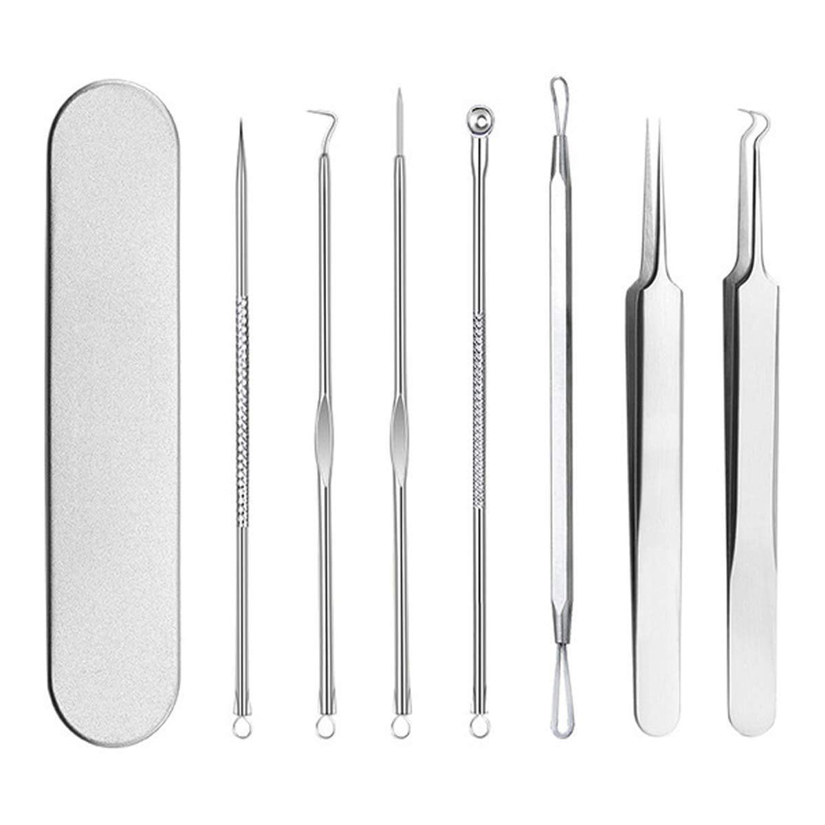Trust Contact Set of Tweezers for Blackhead Acne Pore Hair and Comedone Stainless with Case 7-Piece Removal, Removal, Care, Removal, Extraction,
Trust Contact Set of Tweezers for Blackhead Acne Pore Hair and Comedone Stainless with Case 7-Piece Removal, Removal, Care, Removal, Extraction,