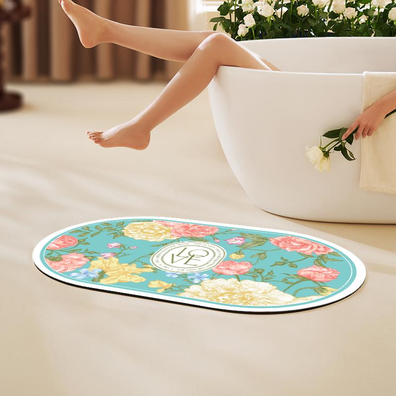 High Quality Environment-friendly 5mm Bath Mat Bathroom Absorbent Foot Mats Non-Slip Shower Floor Mat Quick Dry Doormat Washable 40cmx60cm
High Quality Environment-friendly 5mm Bath Mat Bathroom Absorbent Foot Mats Non-Slip Shower Floor Mat Quick Dry Doormat Washable 40cmx60cm