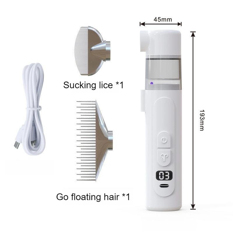 Pet Lice Comb Dog Puppy Electric Anti Lice Comb Accessories Pets Cats Dog Brush Cleaning Dog Grooming Equipment Care Supplies білий
Pet Lice Comb Dog Puppy Electric Anti Lice Comb Accessories Pets Cats Dog Brush Cleaning Dog Grooming Equipment Care Supplies білий